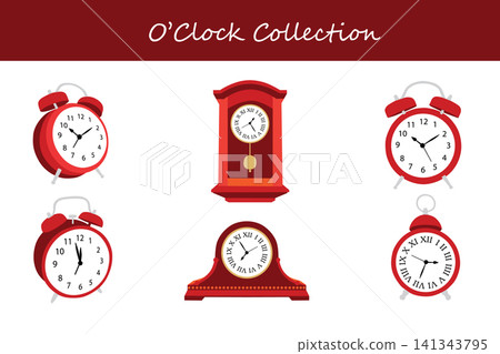 clock collection clock collection 141343795