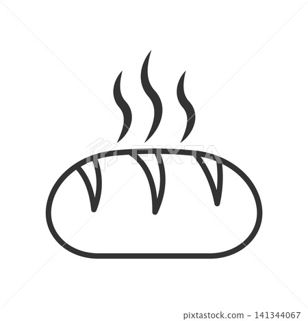 Bread icon vector design templates simple and modern concept Bread icon vector design templates simple and modern concept 141344067