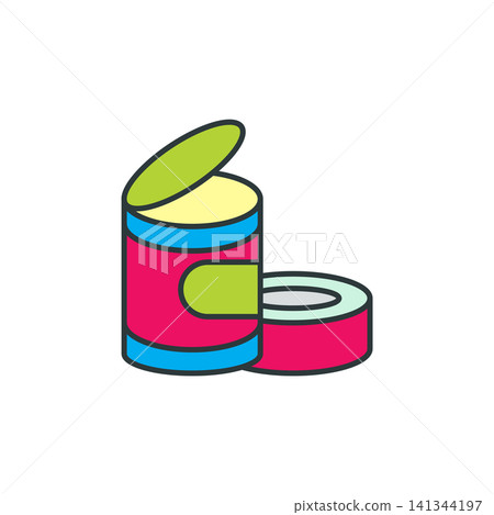 Canned Food icon vector design templates simple and modern concept Canned Food icon vector design templates simple and modern concept 141344197