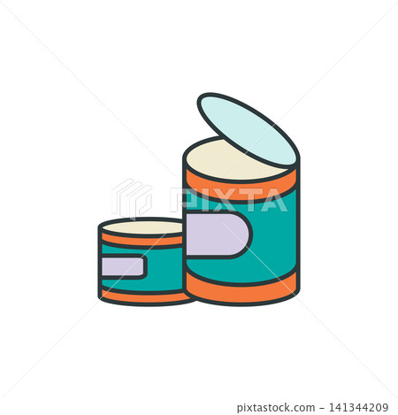 Canned Food icon vector design templates simple and modern concept Canned Food icon vector design templates simple and modern concept 141344209