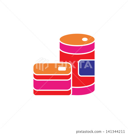 Canned Food icon vector design templates simple and modern concept Canned Food icon vector design templates simple and modern concept 141344211