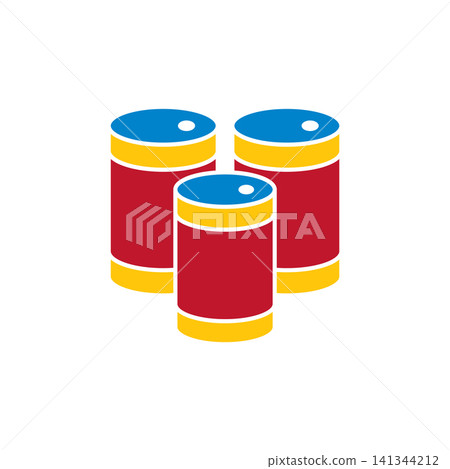 Canned Food icon vector design templates simple and modern concept Canned Food icon vector design templates simple and modern concept 141344212
