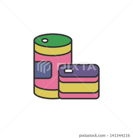 Canned Food icon vector design templates simple and modern concept Canned Food icon vector design templates simple and modern concept 141344216