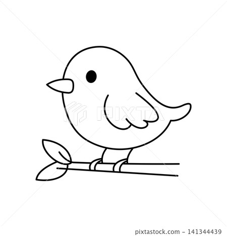 Cute cartoon Bird coloring book illustration vector design templates simple and modern Cute cartoon Bird coloring book illustration vector design templates simple and modern 141344439