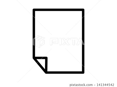 Simple document icon Simple document icon 141344542