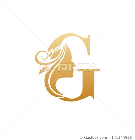 Initial G face beauty logo design templates Initial G face beauty logo design templates 141344556