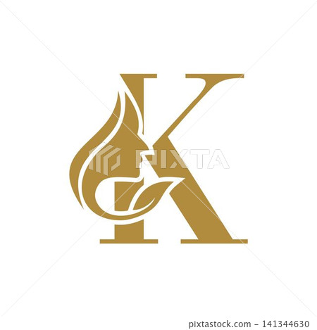 Initial K face beauty logo design templates Initial K face beauty logo design templates 141344630