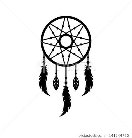 Dream Catcher icon vector design templates Dream Catcher icon vector design templates 141344720