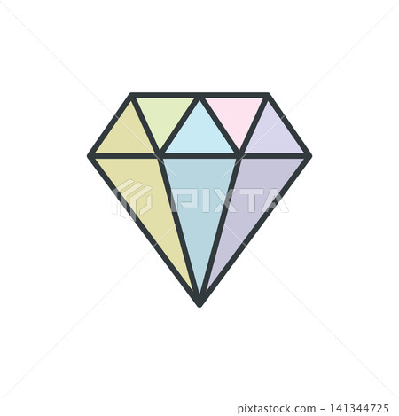 Diamond icon vector design templates simple and modern concept Diamond icon vector design templates simple and modern concept 141344725