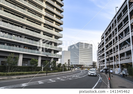 Urban landscape of Ebina City, Kanagawa Prefecture: Main street in front of Ebina Station Urban landscape of Ebina City, Kanagawa Prefecture: Main street in front of Ebina Station 141345462