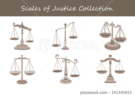 scales of justice collection scales of justice collection 141345653