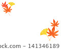 Autumn leaves frame 141346189