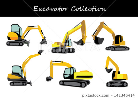 excavator collection excavator collection 141346414