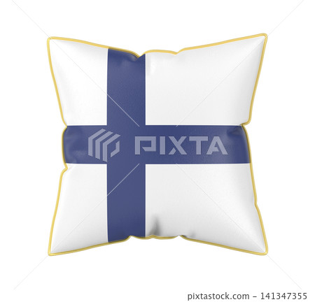 Pillow with the flag of Finland Pillow with the flag of Finland 141347355