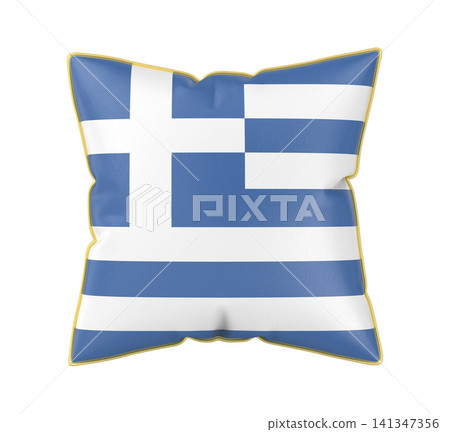 Pillow with the flag of Greece 141347356