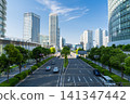 橫濱灣地區一棟塔樓公寓的景色 橫濱灣地區一棟塔樓公寓的景色 141347442