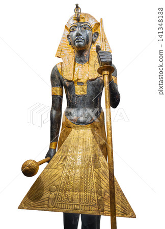 Statue of an Ancient Egyptian Pharaoh at the Grand Egyptian Museum Statue of an Ancient Egyptian Pharaoh at the Grand Egyptian Museum 141348188