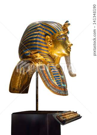 Side View of the Golden Mask of Tutankhamun in Cairo Side View of the Golden Mask of Tutankhamun in Cairo 141348190