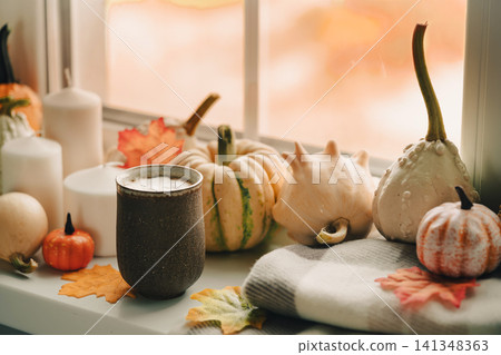 Cozy fall composition. 141348363
