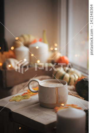 Cozy fall composition. Cozy fall composition. 141348364