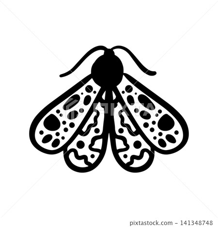 Minimal doodle butterfly drawing in hand drawn style. Simple outline insect illustration for garden, ecology, and educational materials. Flat vector isolated on white background. Minimal doodle butterfly drawing in hand drawn style. Simple outline insect illustration for garden, ecology, and educational materials. Flat vector isolated on white background. 141348748