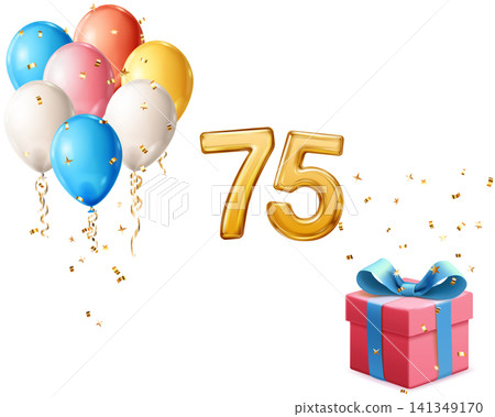 75th birthday celebration. 141349170