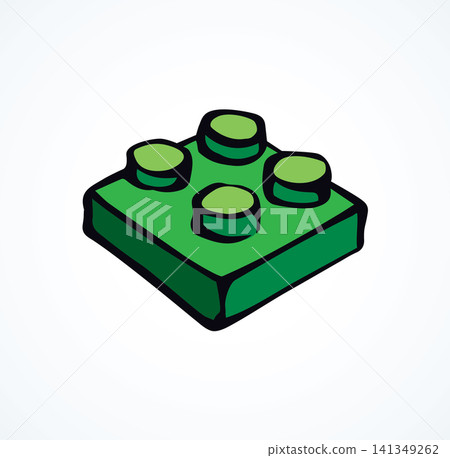 Lego. Vector drawing 141349262