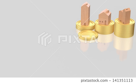 Rising Property Values and Real Estate Investment Growth Concept 3d render. Rising Property Values and Real Estate Investment Growth Concept 3d render. 141351113