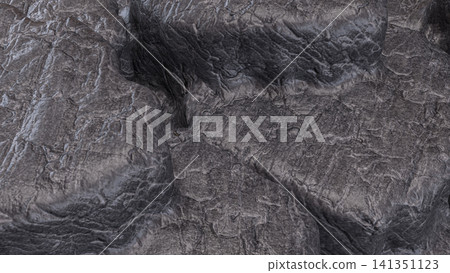 Rugged Gray Stone Surface With Natural Rock Texture 3d render. 141351123