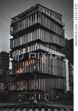 淺草:藍色調的抽象建築 淺草:藍色調的抽象建築 141351639