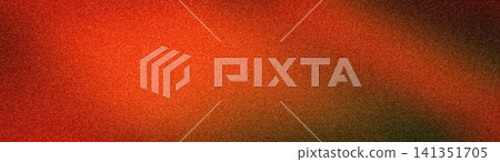 Wide abstract background with fiery red, orange, and dark black tones. Grainy blurred texture creates an intense, cinematic backdrop for banners and designs Wide abstract background with fiery red, orange, and dark black tones. Grainy blurred texture creates an intense, cinematic backdrop for banners and designs 141351705