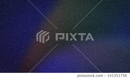 Dark abstract 4K grainy background with deep blue, navy, and charcoal purple hues featuring a blurred noise texture perfect for moody wallpapers and banners 141351756