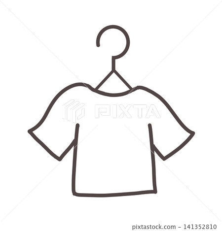 T-shirt on hanger 141352810