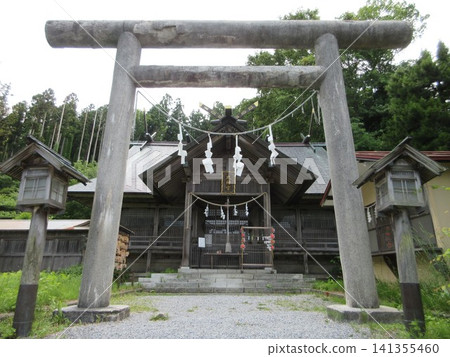山神大神宮的鳥居和參拜殿!北海道函館市 山神大神宮的鳥居和參拜殿!北海道函館市 141355460