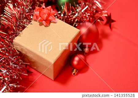 Christmas presents and Christmas ornaments Christmas presents and Christmas ornaments 141355528