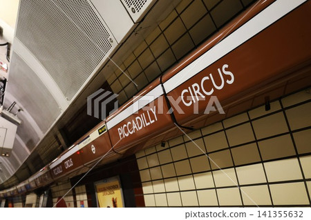 Piccadilly Circus Station on the London Underground Piccadilly Circus Station on the London Underground 141355632
