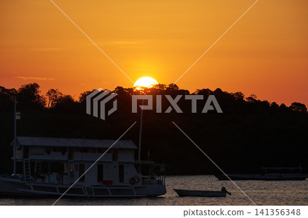 Sunset in Flores, Labuan Bajo, Indonesia Sunset in Flores, Labuan Bajo, Indonesia 141356348