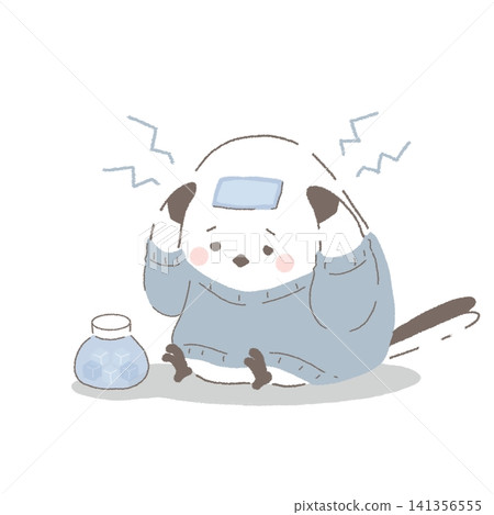 受驚的長尾山雀:頭痛和發燒 受驚的長尾山雀:頭痛和發燒 141356555
