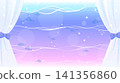 A fantastical background illustration of a room underwater (for streaming, wallpaper, fantasy) 141356860