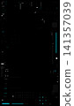Vertical Cyber futuristic style video overlay template 0009 141357039