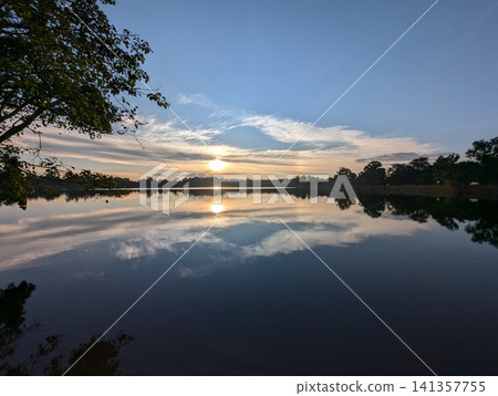 Angkor Wat, Sras Srang East Bank, Sunset Angkor Wat, Sras Srang East Bank, Sunset 141357755