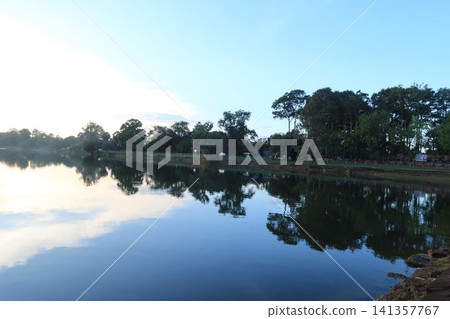 Angkor Wat, Sras Srang East Bank, Sunset Angkor Wat, Sras Srang East Bank, Sunset 141357767