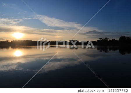 Angkor Wat, Sras Srang East Bank, Sunset Angkor Wat, Sras Srang East Bank, Sunset 141357780