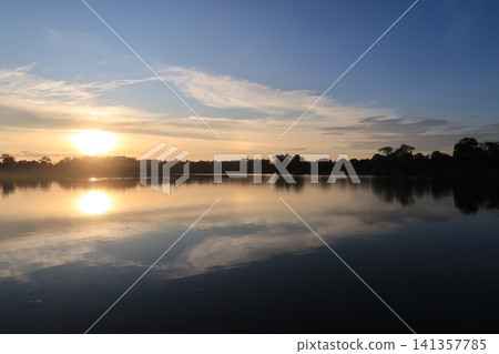 Angkor Wat, Sras Srang East Bank, Sunset Angkor Wat, Sras Srang East Bank, Sunset 141357785