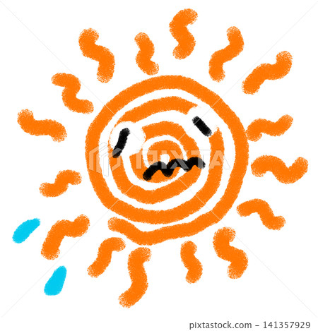 手繪太陽插圖(透明背景/PNG/JPEG) 手繪太陽插圖(透明背景/PNG/JPEG) 141357929