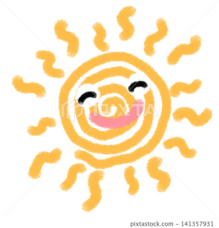 手繪太陽插圖(透明背景/PNG/JPEG) 手繪太陽插圖(透明背景/PNG/JPEG) 141357931