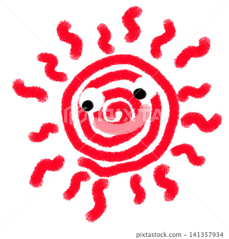 手繪太陽插圖(透明背景/PNG/JPEG) 手繪太陽插圖(透明背景/PNG/JPEG) 141357934