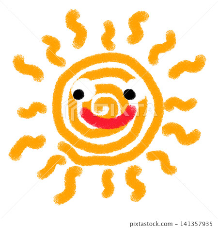 手繪太陽插圖(透明背景/PNG/JPEG) 手繪太陽插圖(透明背景/PNG/JPEG) 141357935