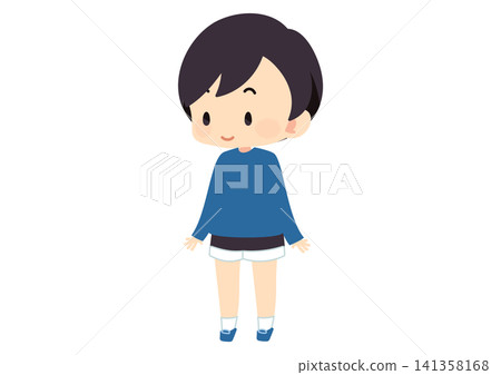 小男孩全身像 141358168