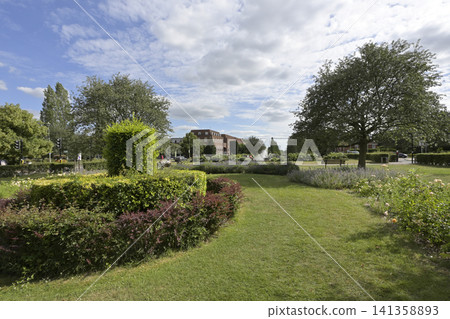 英國花園城市:Welin Garden City的街道 英國花園城市:Welin Garden City的街道 141358893